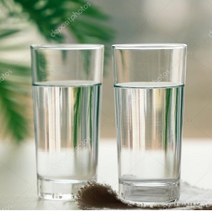 We\'ll have two glasses of water please